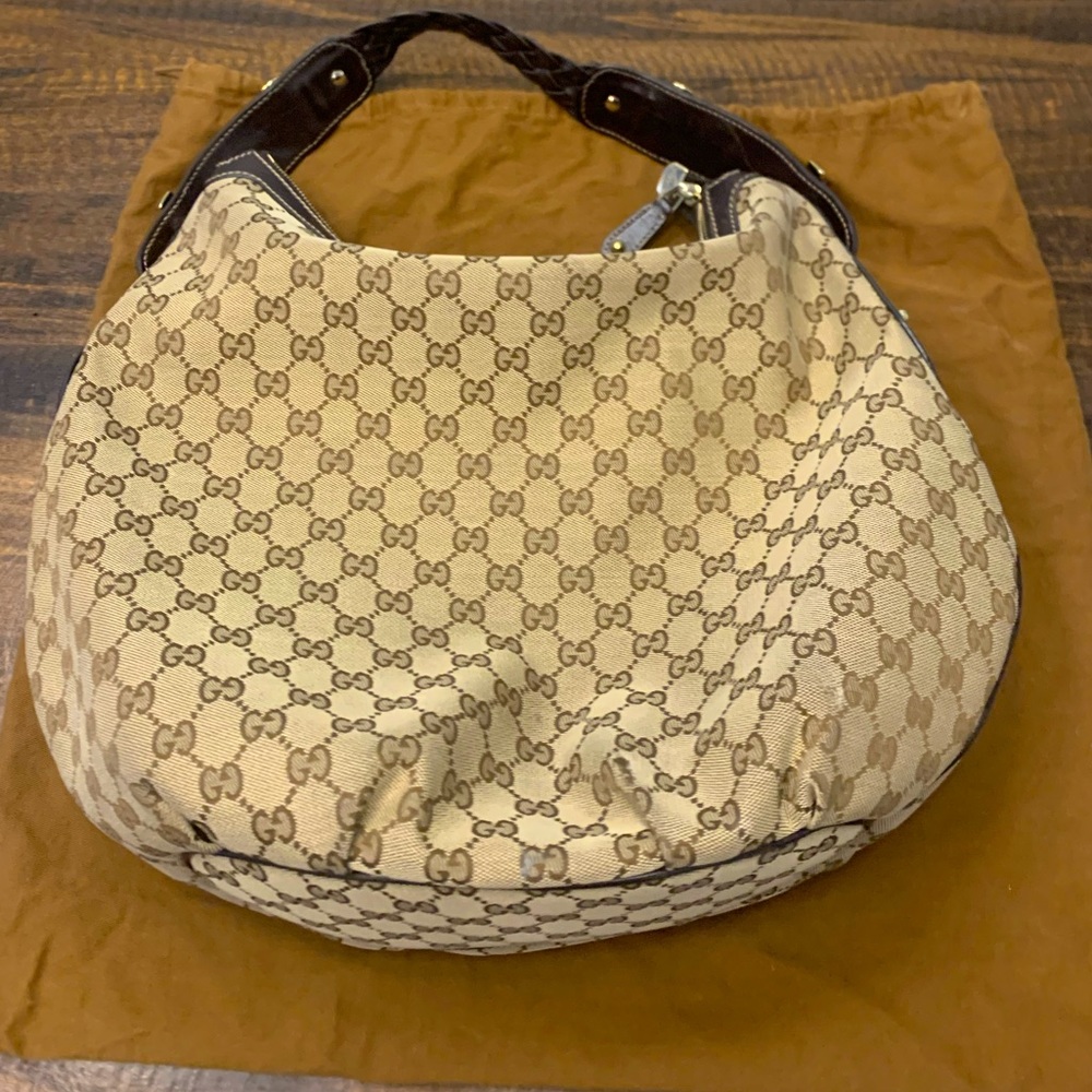 Large Gucci Horsebit Hobo
